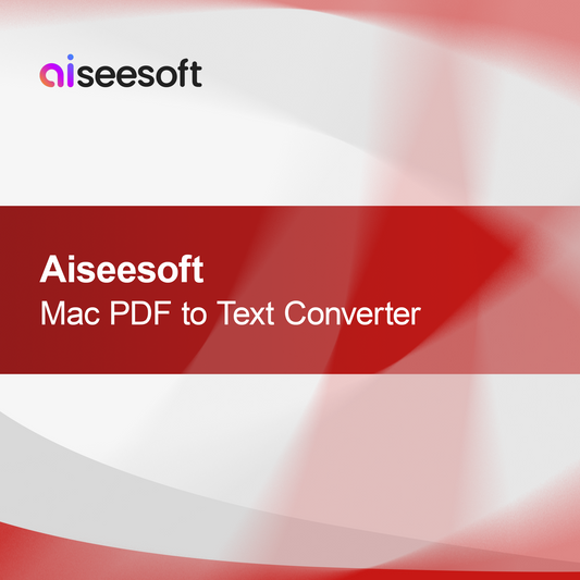 Aiseesoft Mac PDF en Texte Convertisseur