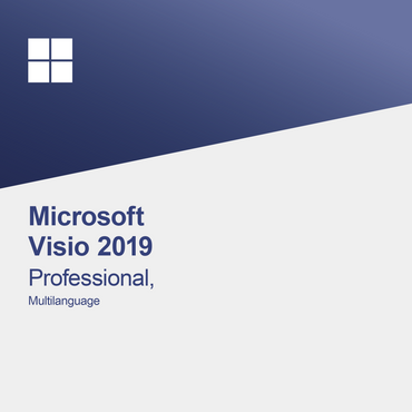 Microsoft Visio 2019 Professionnel, Multilingue
