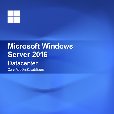 Microsoft Windows Server 2016 Datacenter, Core AddOn ekstra licens