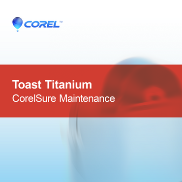 Toast Titanium CorelSure Vedligeholdelse