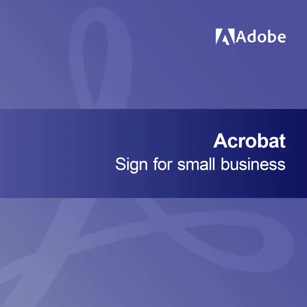 Acrobat Sign pour les petites entreprises