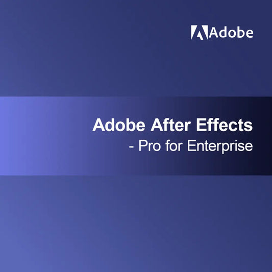 Adobe After Effects - Pro pour Entreprise