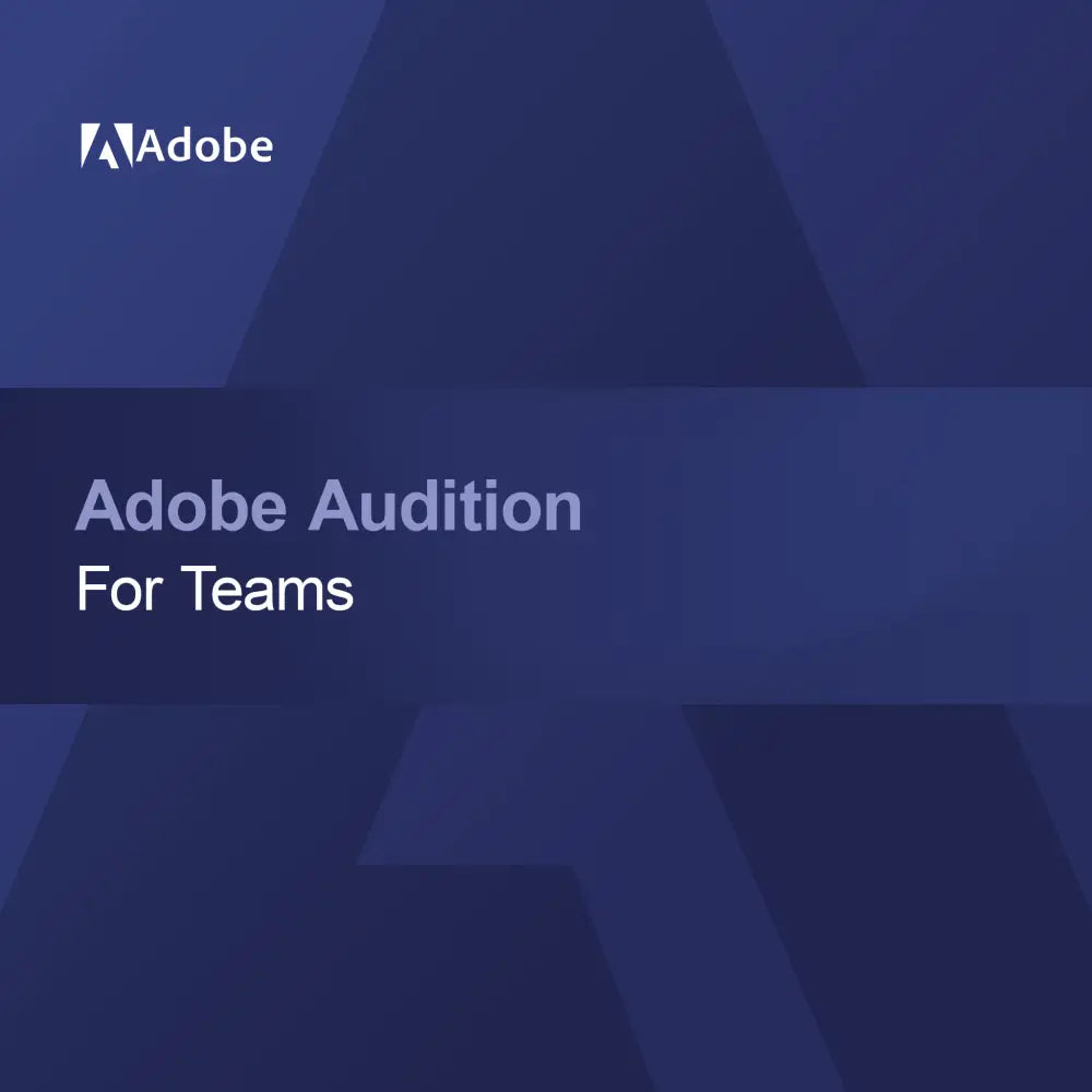 Adobe Audition pour les équipes