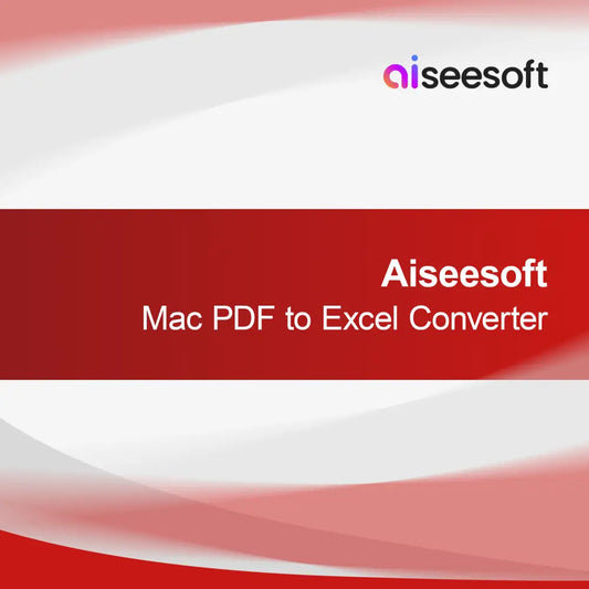 Aiseesoft Mac PDF til Excel Konverter