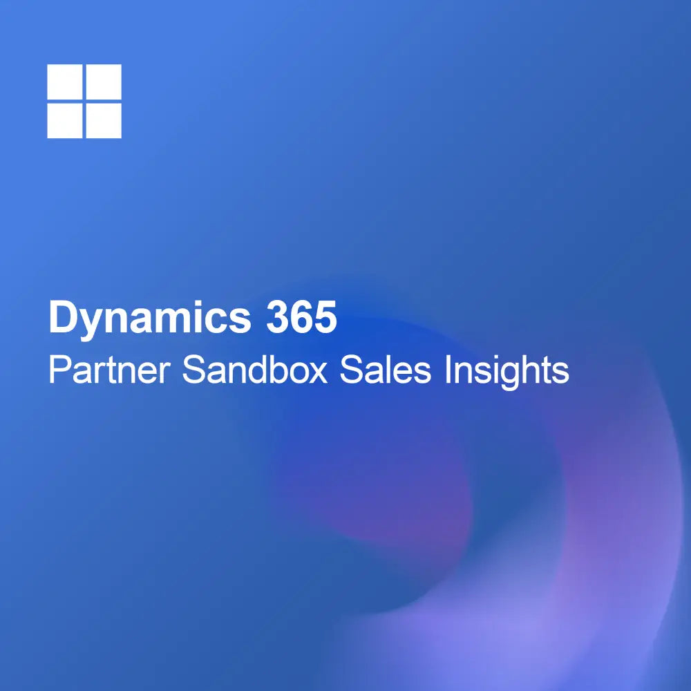 Dynamics 365 Partner Sandbox Insights de vente