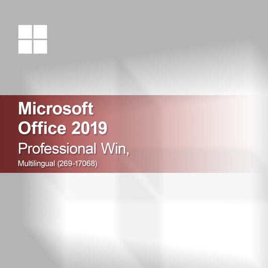 Microsoft Office 2019 Professionnel Win, Multilingue (269-17068)