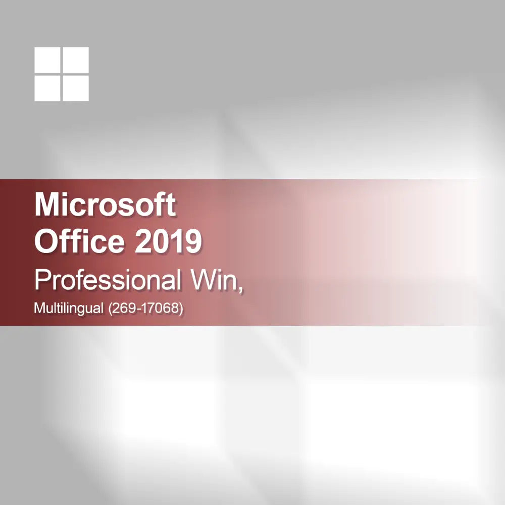 Microsoft Office 2019 Professionnel Win, Multilingue (269-17068)