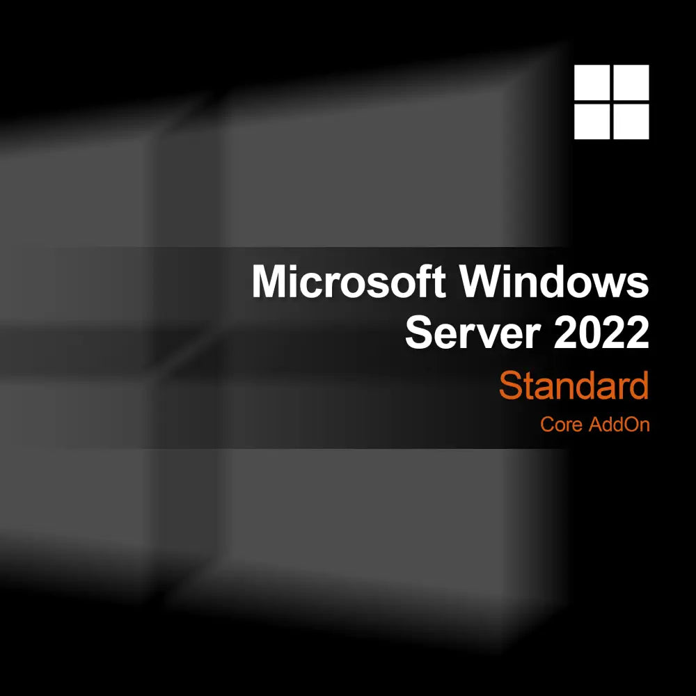 Microsoft Windows Server 2022 Standard Core Tilføjelse