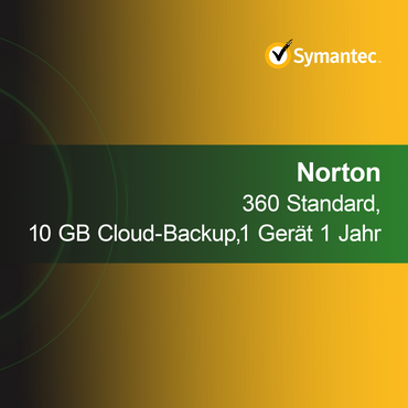 Norton 360 Standard, 10 GB Cloud-sikkerhedskopi, 1 enhed 1 år