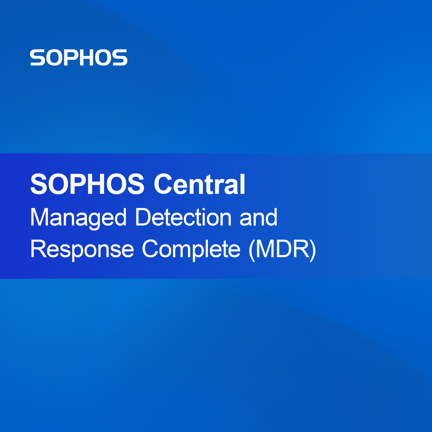 SOPHOS Central Administreret Detektion og Respons Komplett (MDR)