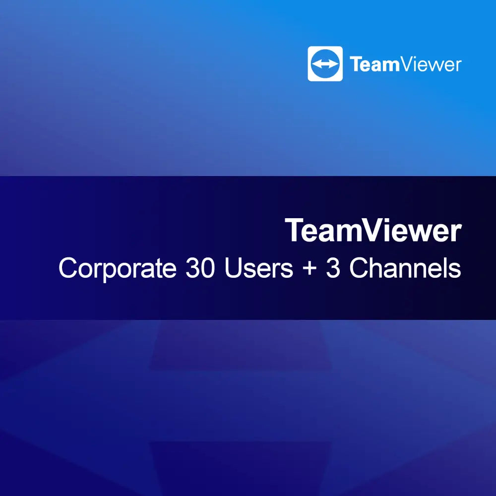 TeamViewer Corporate 30 brugere + 3 kanaler