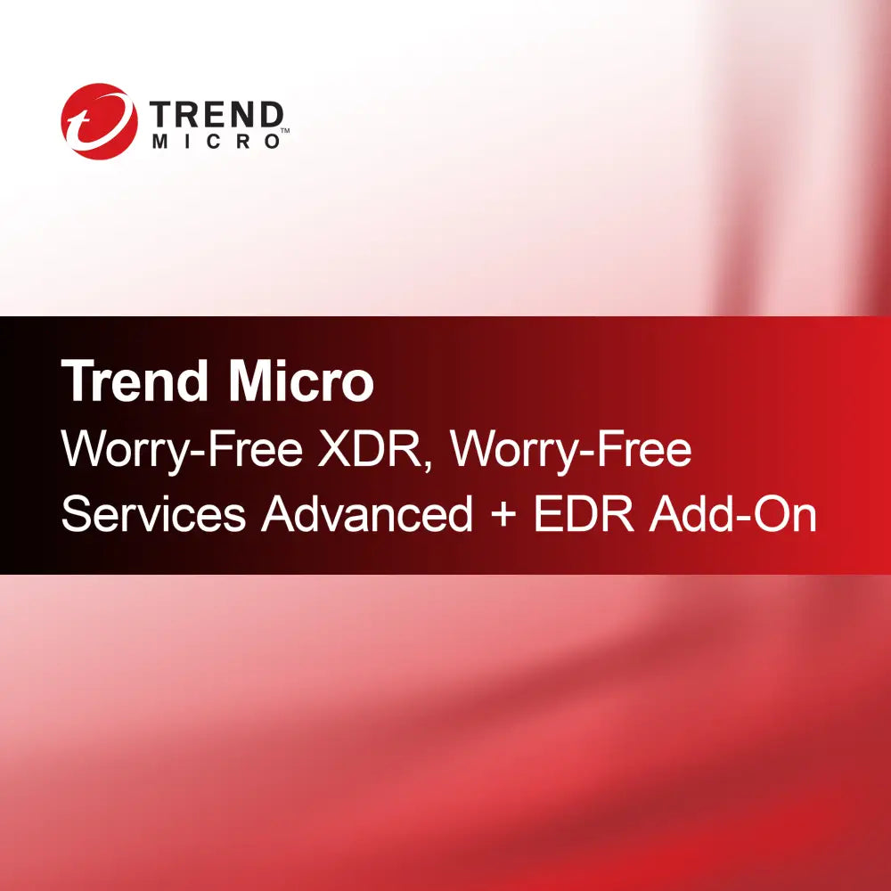 Trend Micro Worry-Free XDR, Worry-Free Services Advanced + EDR Tilføjelse