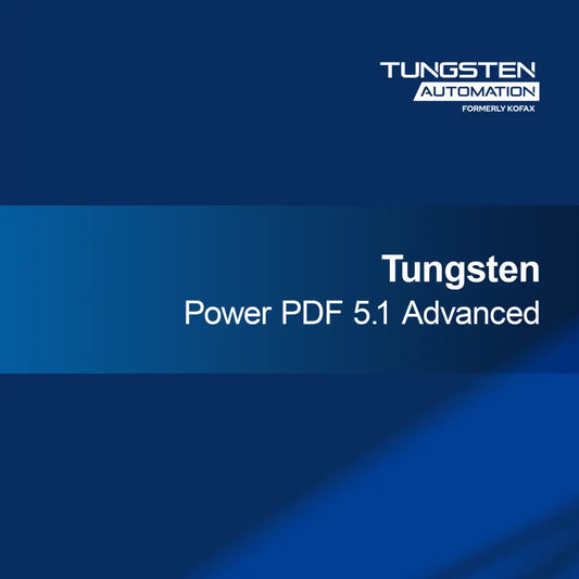 Tungsten Power PDF 5.1 Avancé