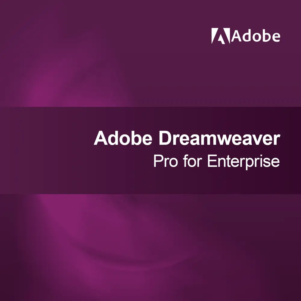 Adobe Dreamweaver - Pro pour Entreprise