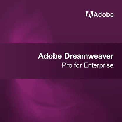 Adobe Dreamweaver - Pro pour Entreprise