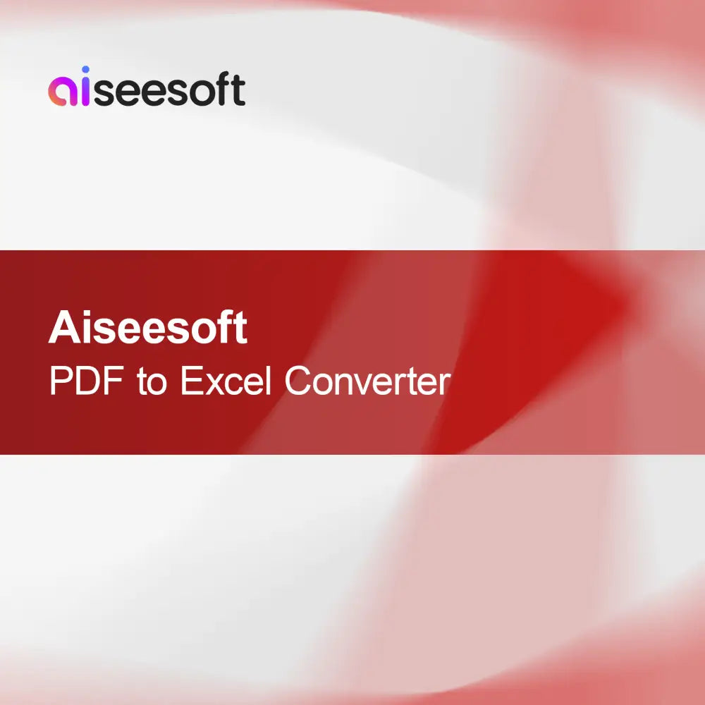 Aiseesoft PDF en Excel Convertisseur