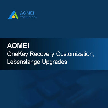 Personnalisation AOMEI OneKey Recovery, mises à jour à vie