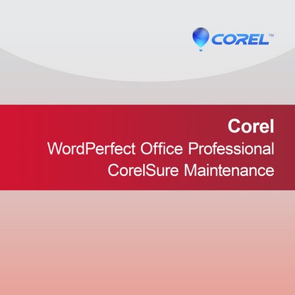 Corel WordPerfect Office Professional CorelSure Vedligeholdelse