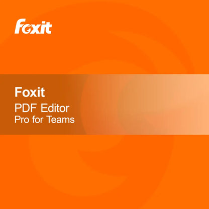 Foxit PDF Editor Pro til Teams