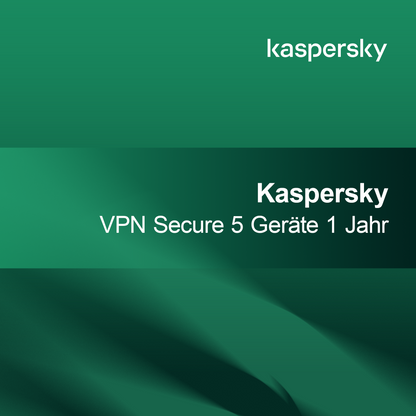 Kaspersky VPN Secure 5 appareils 1 an