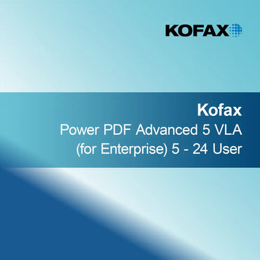 Kofax Power PDF Advanced 5 VLA (til Enterprise)
