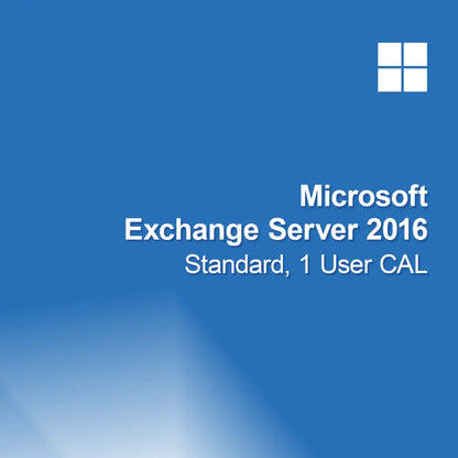 Microsoft Exchange Server 2016 Standard, 1 bruger CAL