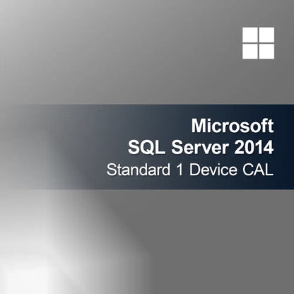 Microsoft SQL Server 2014 Standard 1 enheds CAL