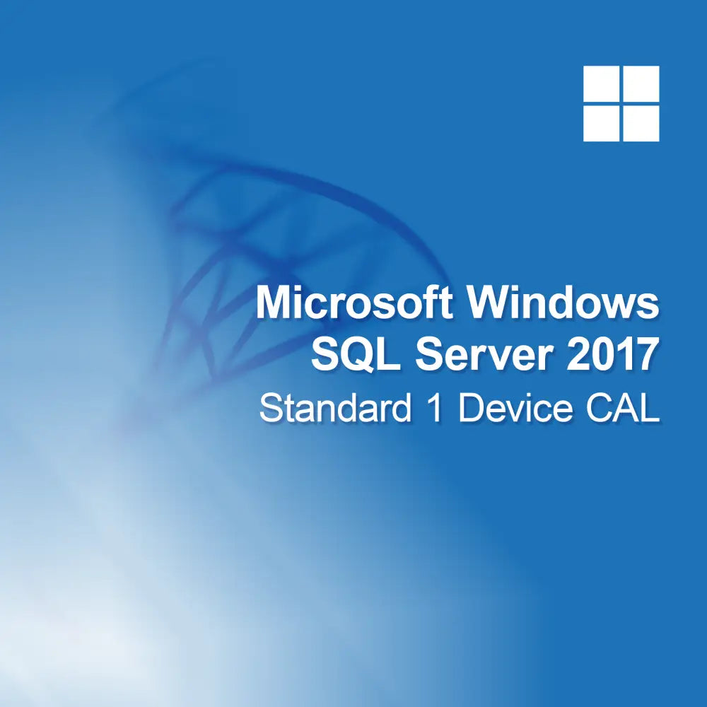 Microsoft SQL Server 2017 Standard, 1 enheds CAL