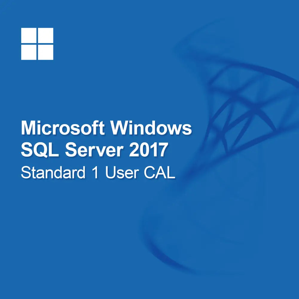 Microsoft SQL Server 2017 Standard, 1 bruger CAL