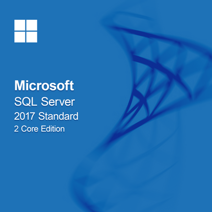 Microsoft SQL Server 2017 Standard, Édition 2 Cœurs