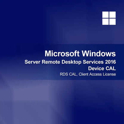 Microsoft Windows Server Remote Desktop Services 2016 Enhed CAL, RDS CAL, Klientadgangslicens