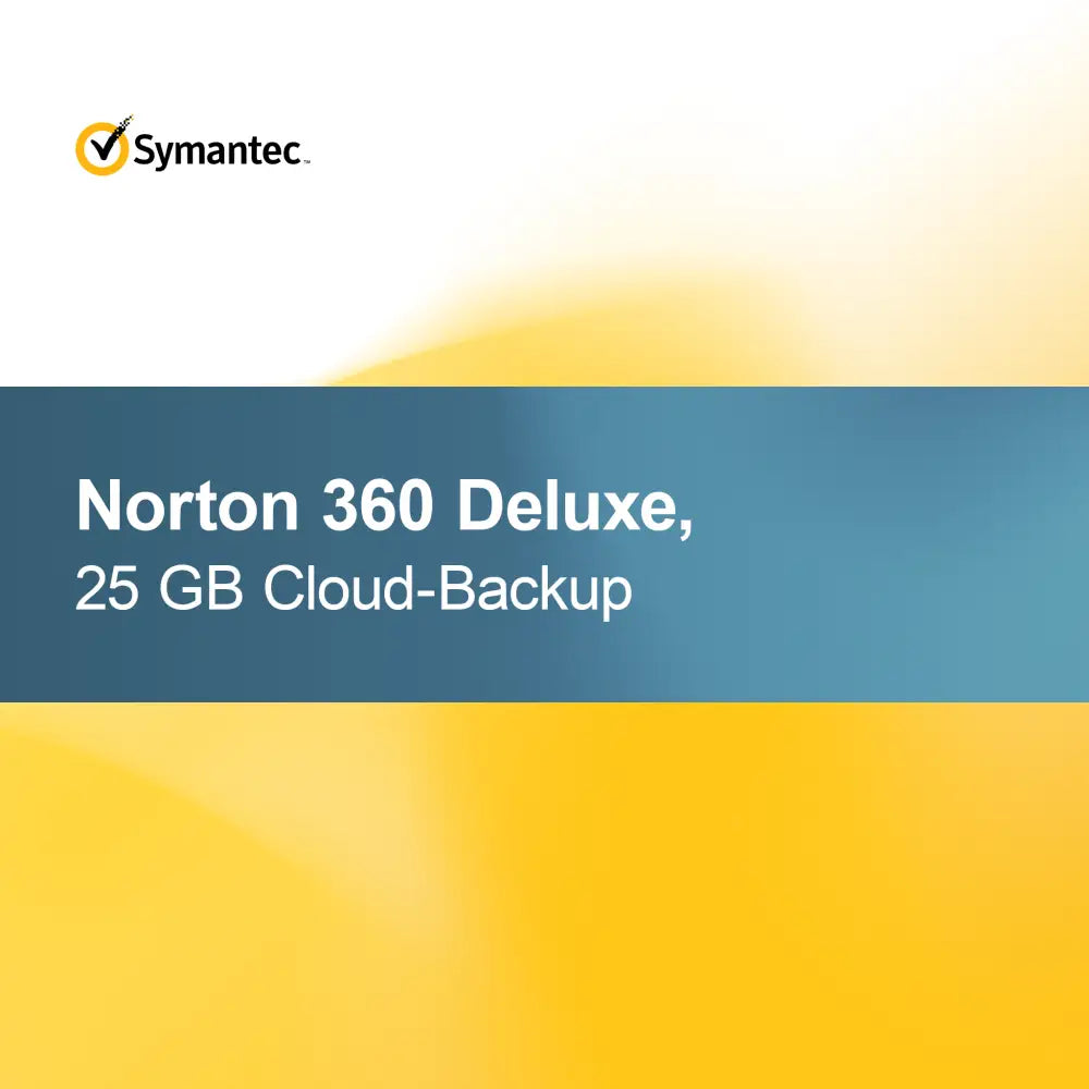 Norton 360 Deluxe, 25 GB Cloud-sikkerhedskopi