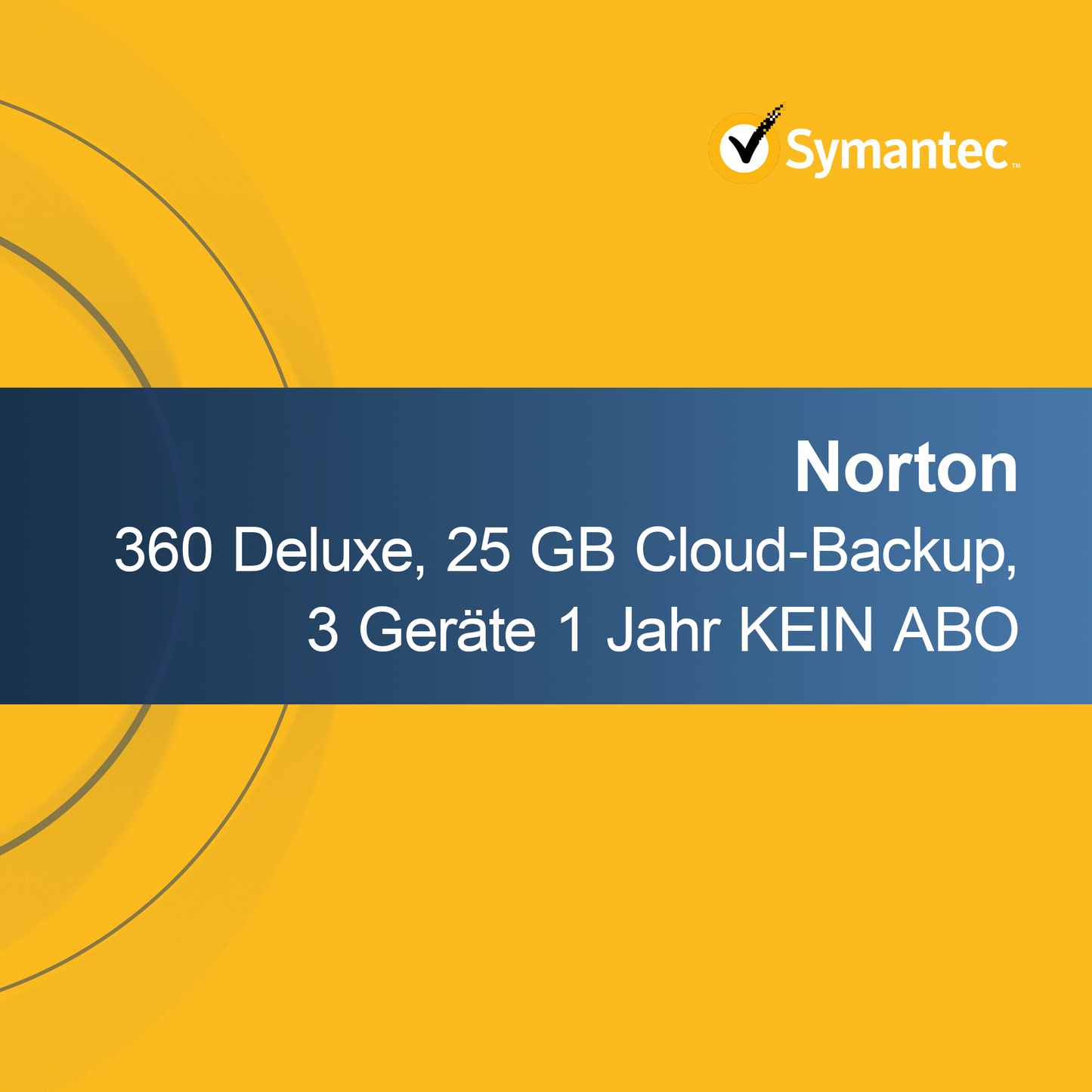 Norton 360 Deluxe, 25 GB Cloud-sikkerhedskopi, 3 enheder 1 år INGEN ABONNEMENT
