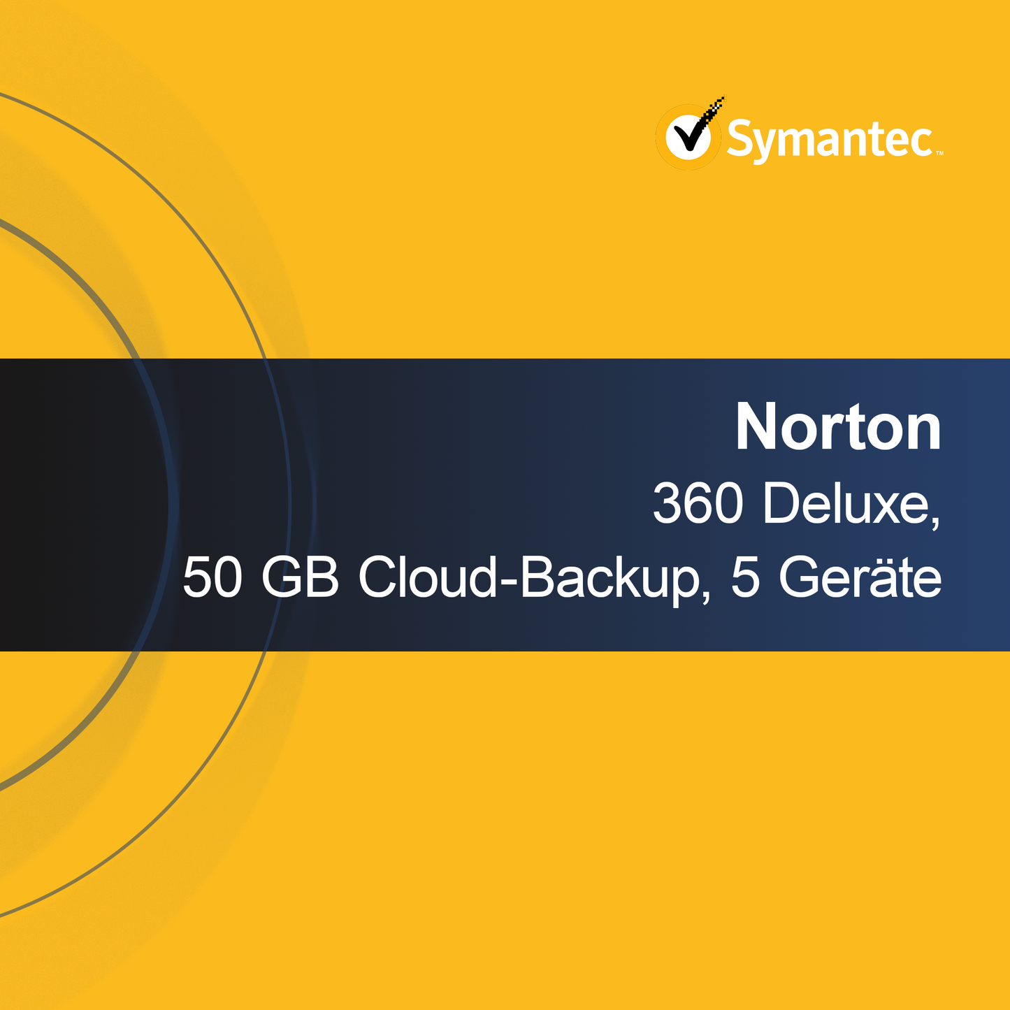 Norton 360 Deluxe, 50 GB Cloud-sikkerhedskopi 5 enheder