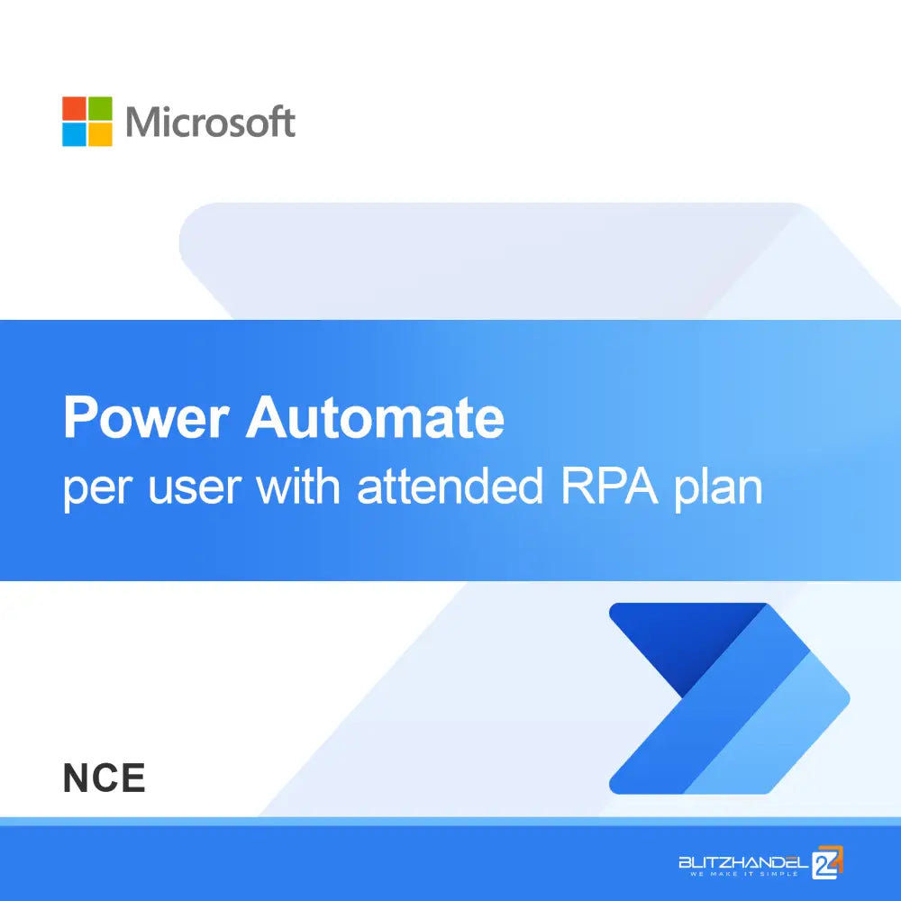 Power Automate per bruger med overvåget RPA-plan (NCE)