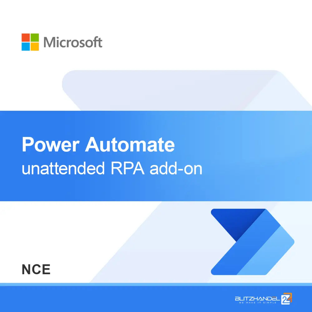 Power Automate uovervåget RPA tilføjelse (NCE)