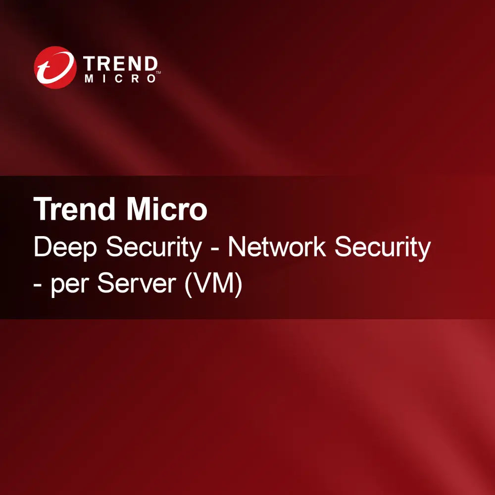Trend Micro Deep Security - Netværkssikkerhed - per server (VM)