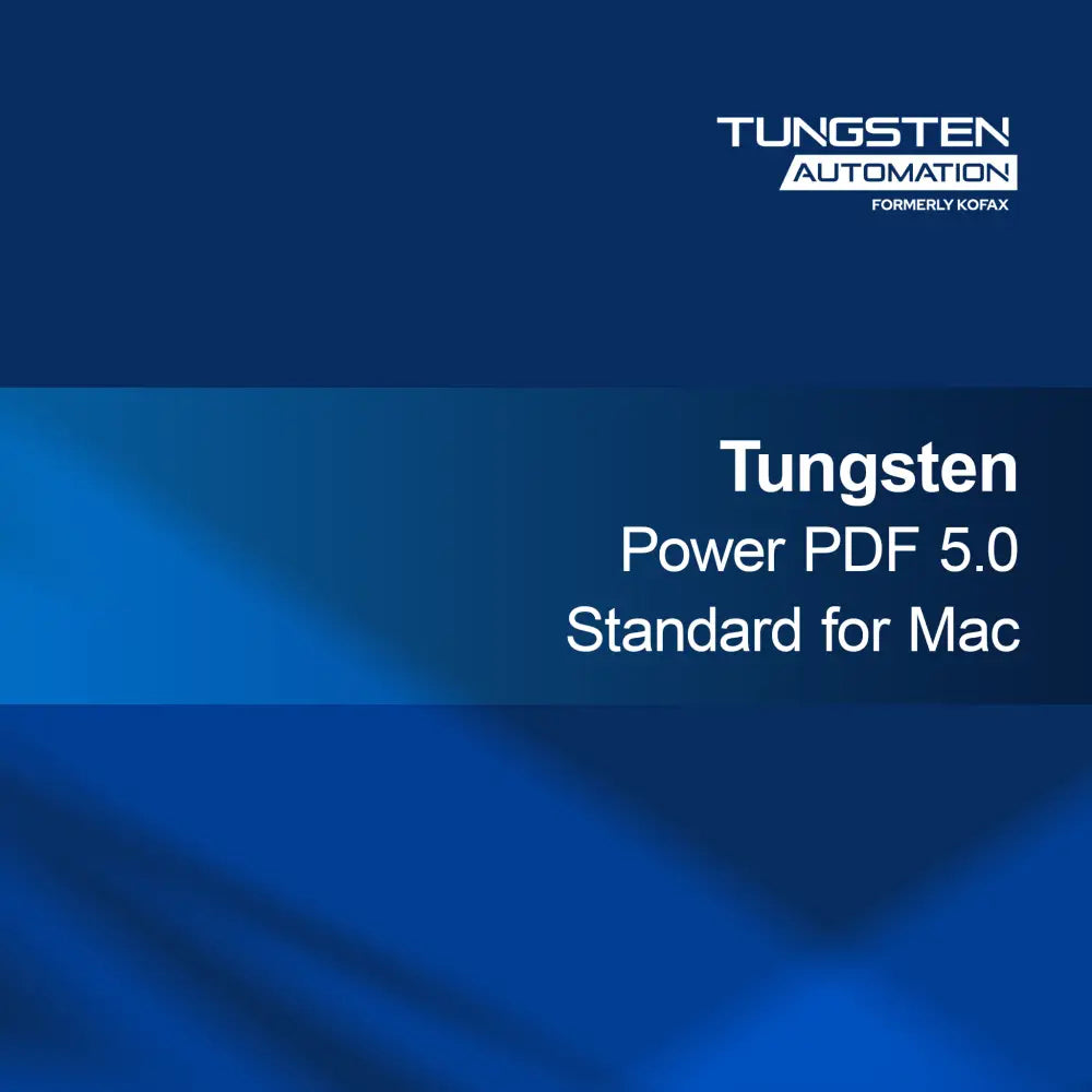 Tungsten Power PDF 5.0 Standard til Mac